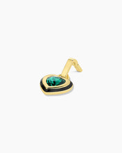 Load image into Gallery viewer, GOR Emerald Heart Tag Charm
