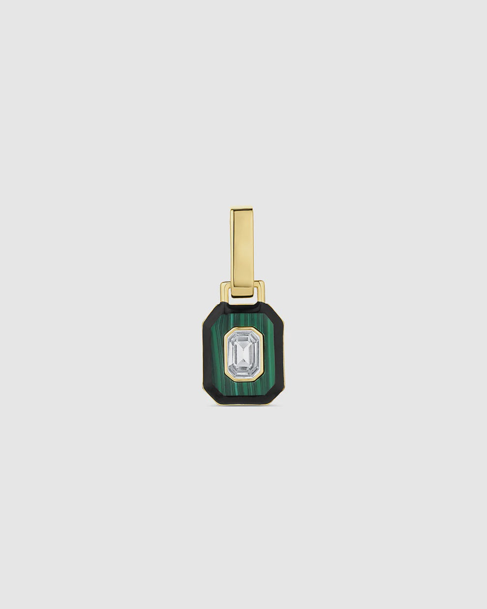 GOR Malachite Tag Charm