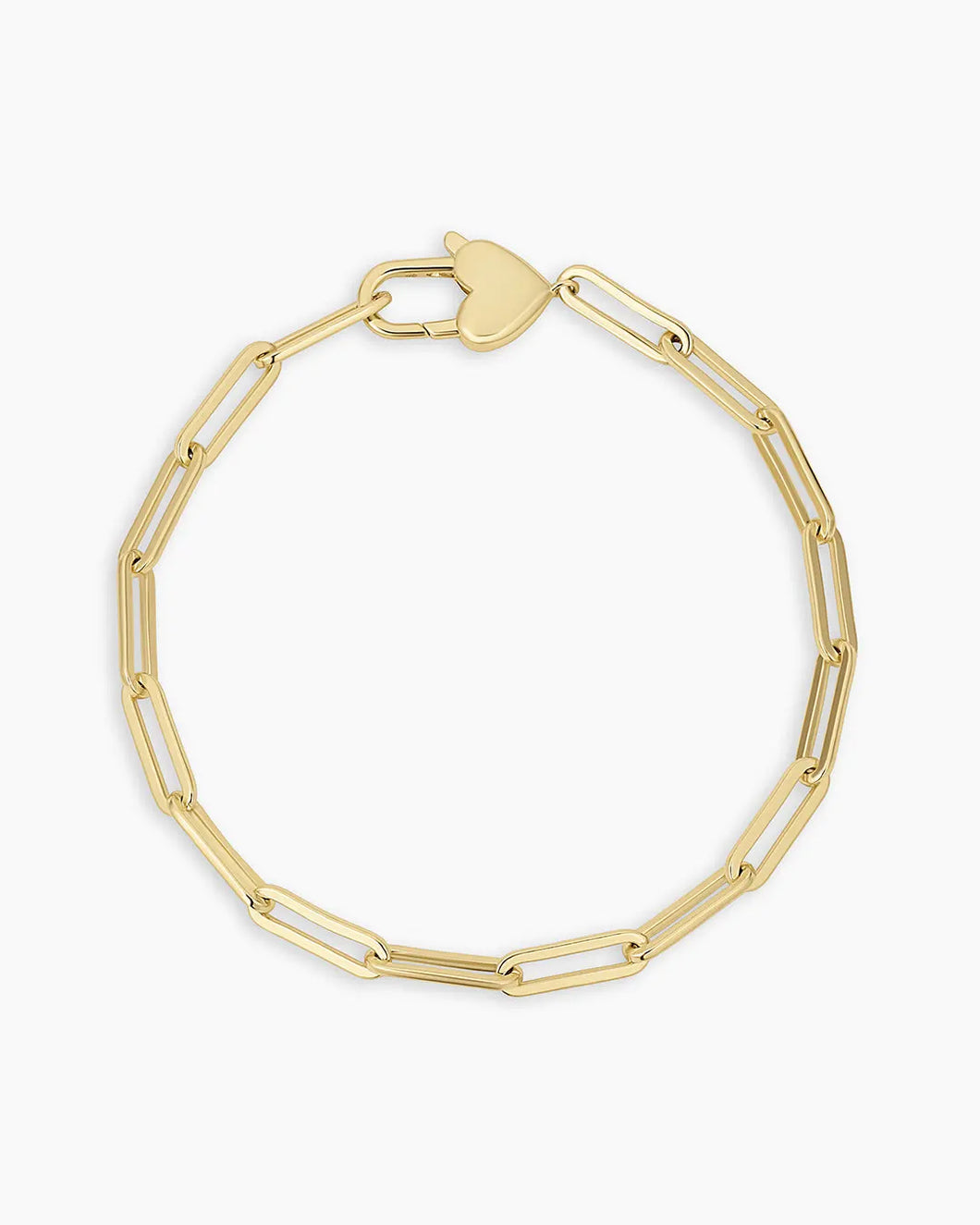 GOR Heart Padlock Bracelet