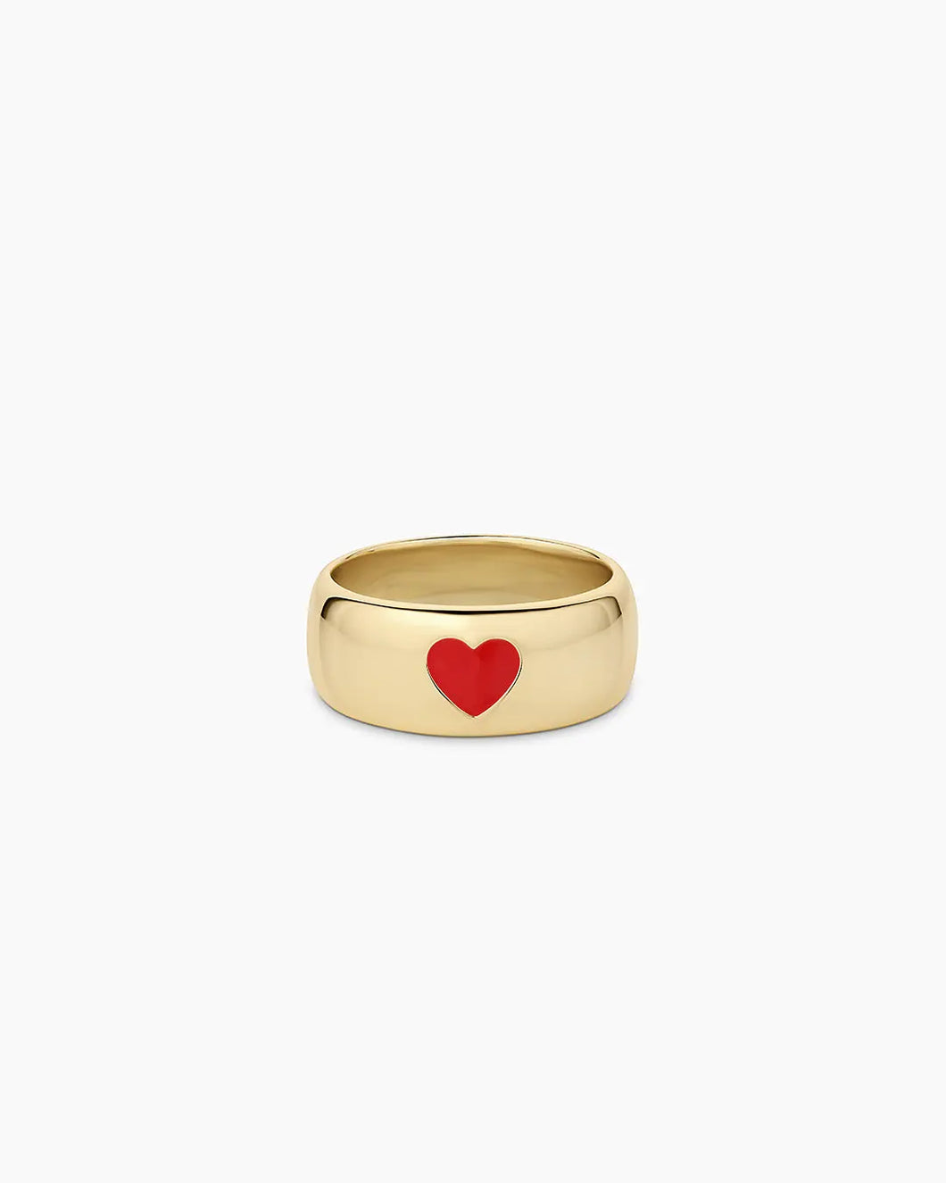 GOR Amour Helium Heart Statement Ring