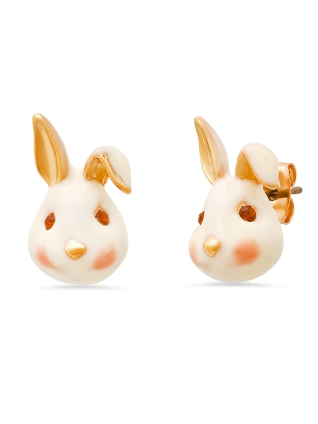 Tai Enamel Bunny Studs