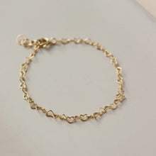 Load image into Gallery viewer, TKN Heart Chain Bracelet
