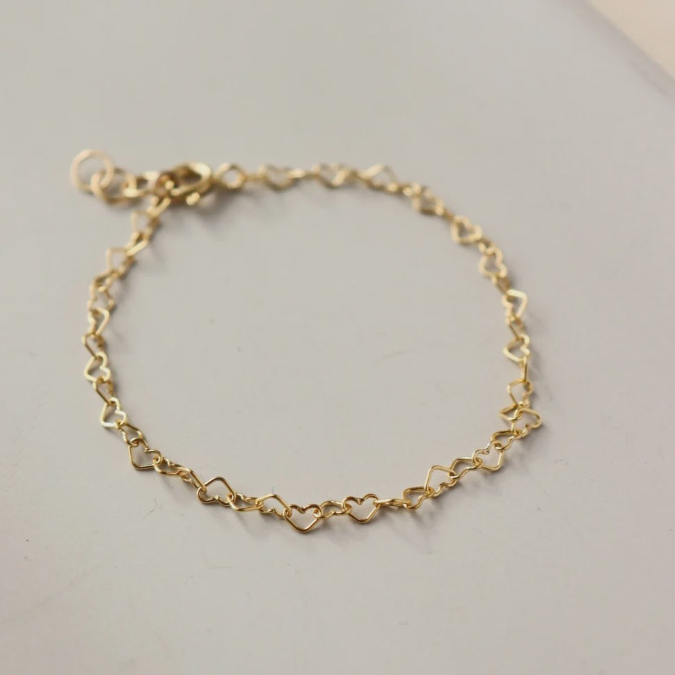 TKN Heart Chain Bracelet