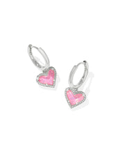 Load image into Gallery viewer, KS Ari Heart Huggie Earrings
