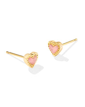 Load image into Gallery viewer, KS Mini Ari Heart Stud Earrings
