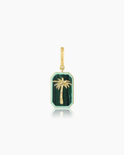 Load image into Gallery viewer, GOR Malachite Palm Parker Charm
