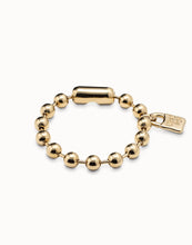 Load image into Gallery viewer, UNO Snowflake Bracelet (Gold)
