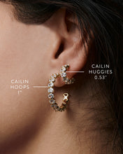 Load image into Gallery viewer, KS Cailin Crystal Hoop Earrings
