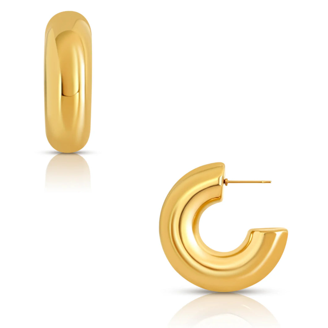 EV Marisol Tube Hoop Earrings