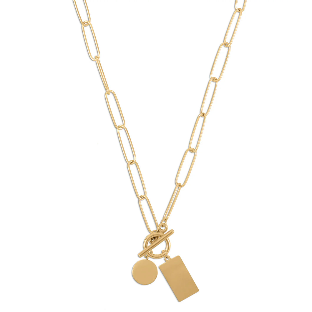 EV Kaylee Toggle Charm Necklace