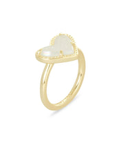 Load image into Gallery viewer, KS Ari Heart Band Ring
