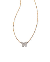 Load image into Gallery viewer, KS 14k Butterfly Pendant Necklace
