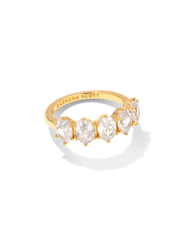 KS Cailin Crystal Band Ring