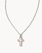 Load image into Gallery viewer, KS Cross Pendant Necklace
