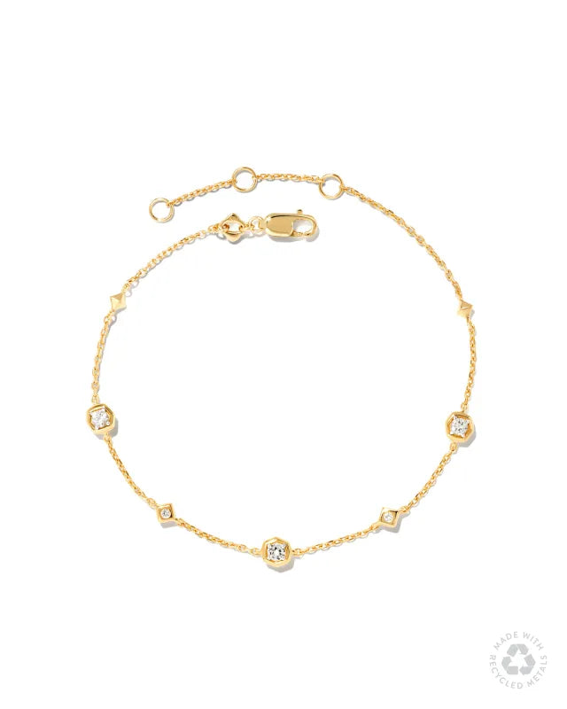 KS 925 Davie Trio Delicate Bracelet