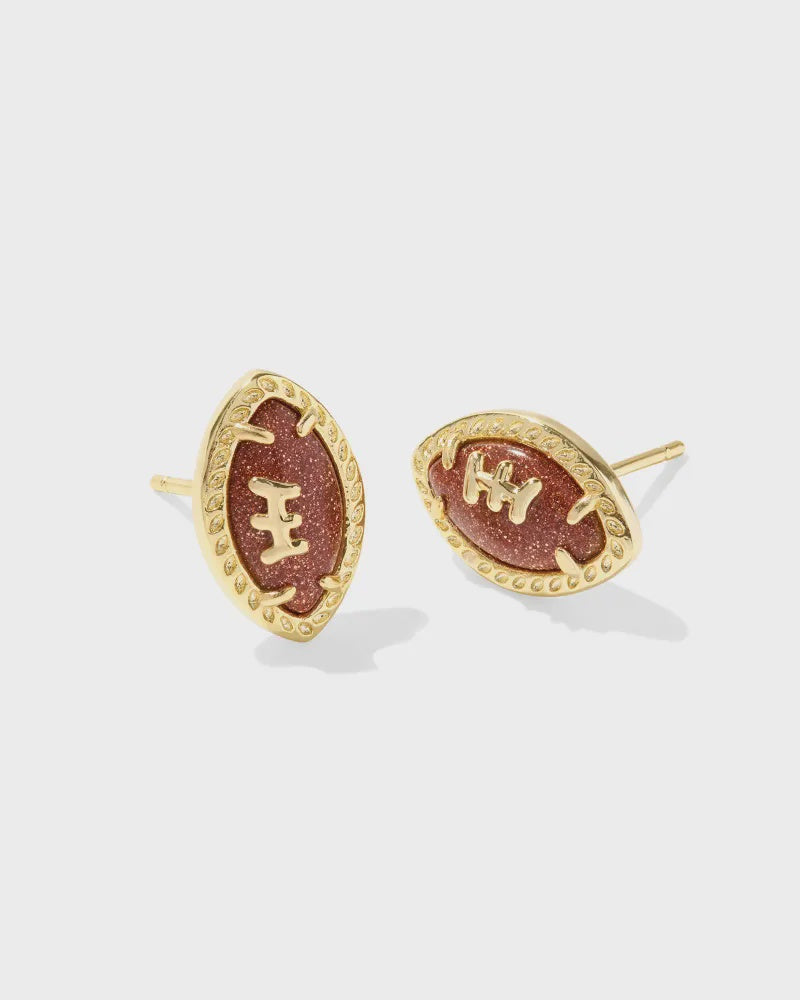 KS Football Stud Earrings