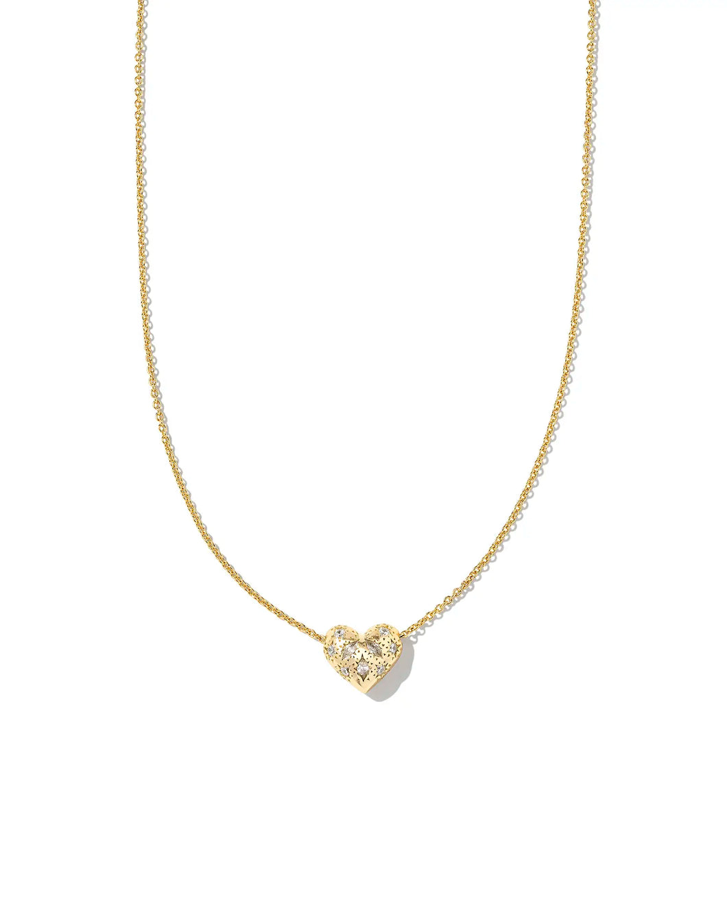 KS Holland Heart Short Pendant Necklace