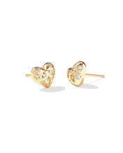 Load image into Gallery viewer, KS Holland Heart Stud Earrings
