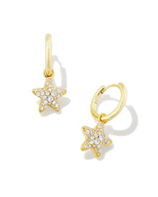 Load image into Gallery viewer, KS Jae Star Pave Huggie Earrings
