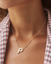 Load image into Gallery viewer, KS Letter P Pendant Necklace
