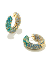 Load image into Gallery viewer, KS Mikki Pave Hoop Earrings
