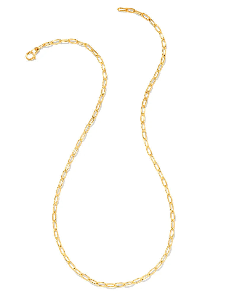 KS 925 Small Paperclip Chain Necklace