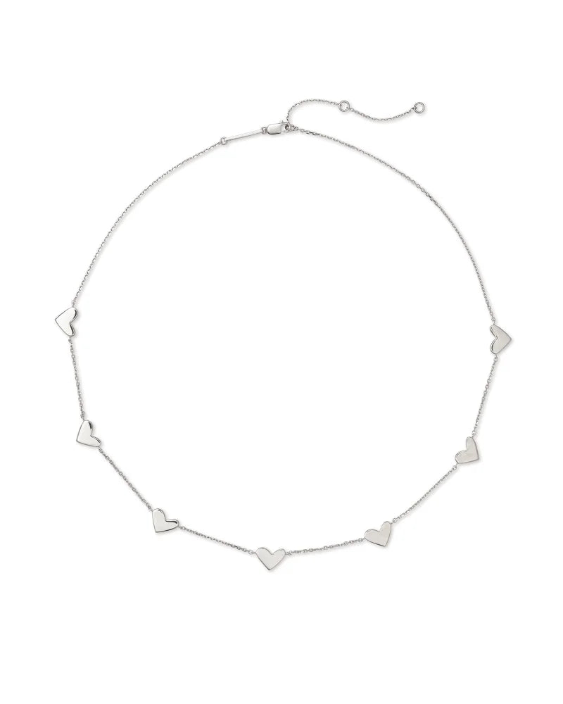 KS 925 Ari Heart Strand Necklace